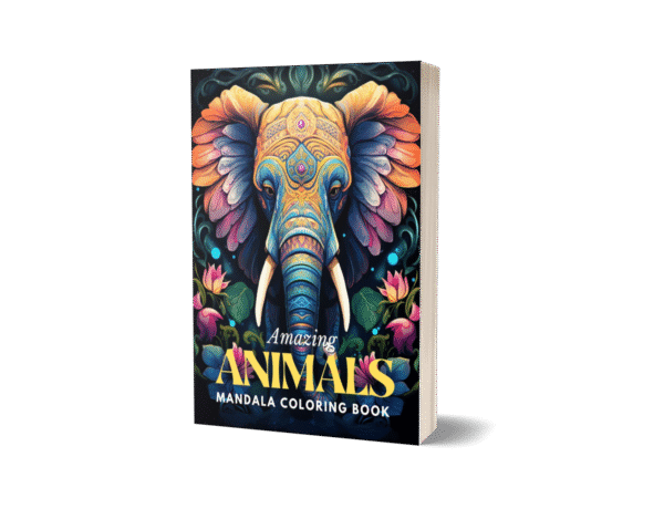 Amazing Animals Mandala Coloring Book